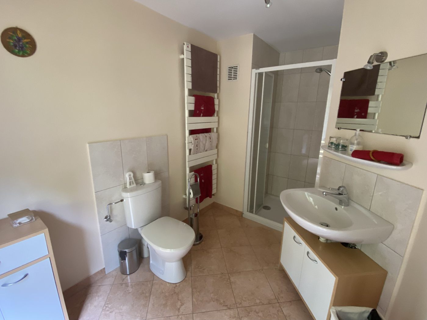 Salle de bain de la chambre Jonquille