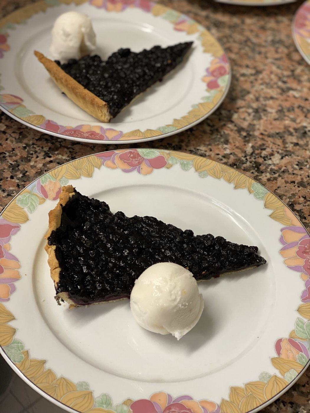 Tarte aux myrtilles